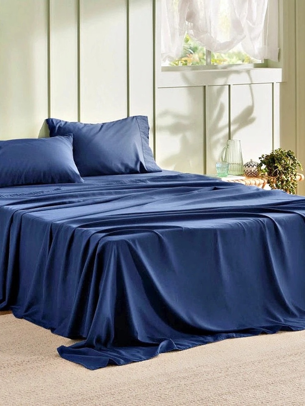 Bedsure Ruched king Sheet Set